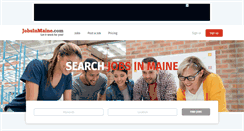 Desktop Screenshot of jobsinmaine.com